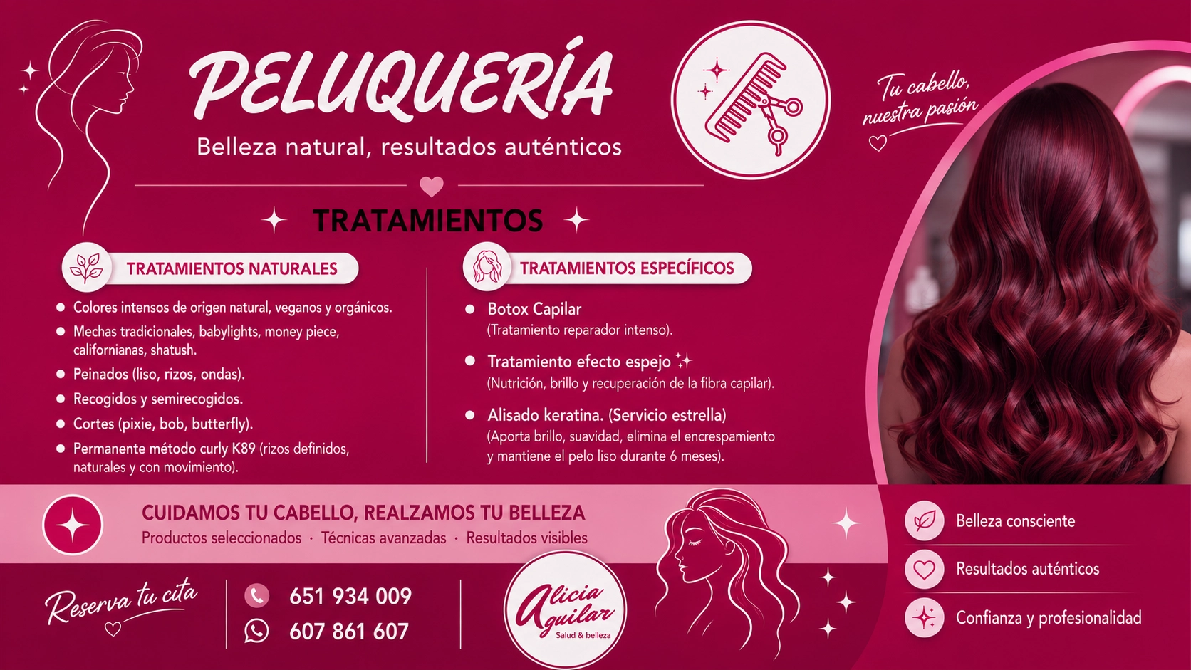 Tratamientos Peluqueria Tratamientos Peluqueria Alicia Aguilar